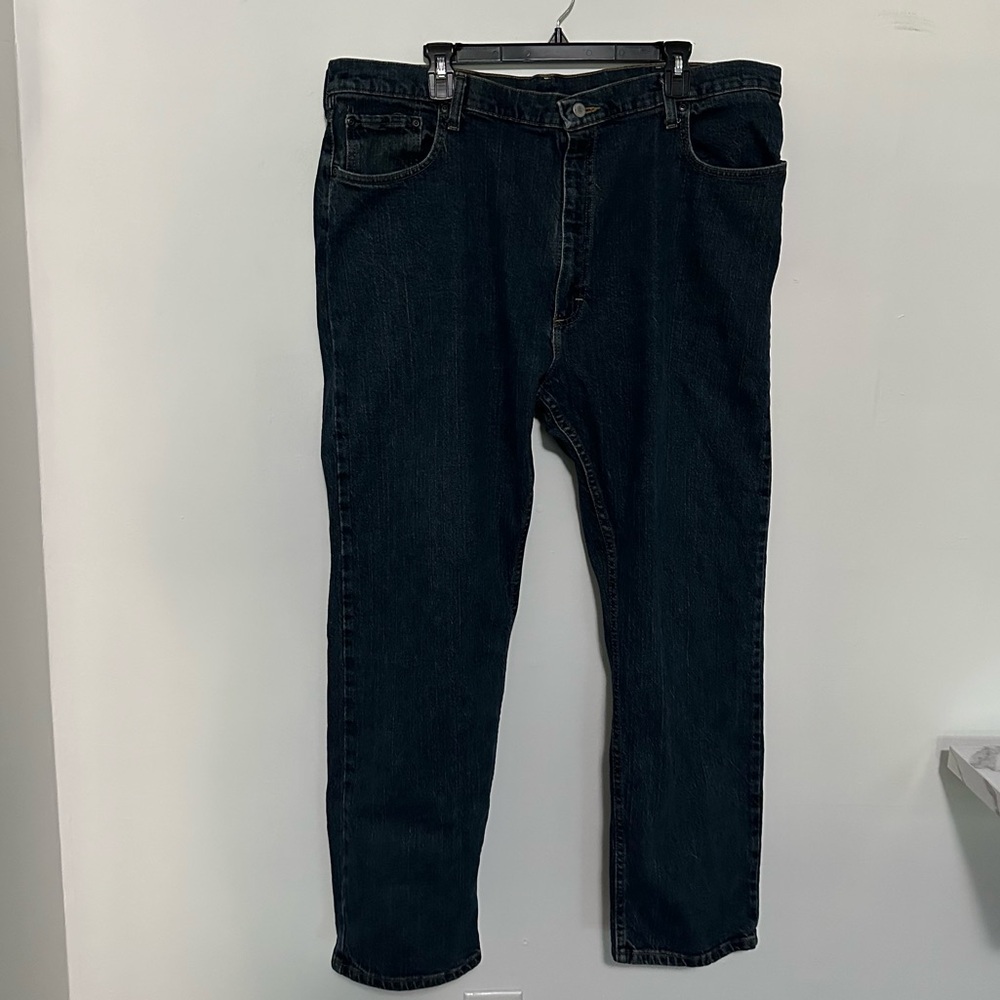 Wrangler Premium Quality Men’s Regular Fit  Blue Denim Jeans Size 42 x30